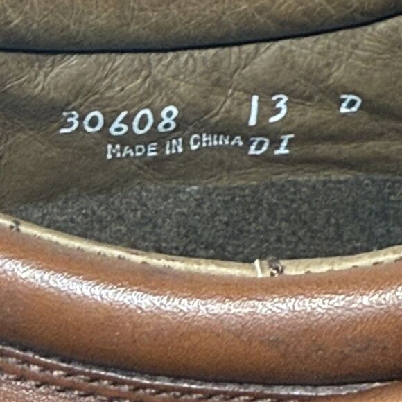 Florsheim Men's Shoes Midtown Oxford Brown Leather Plain Toe US 13 - Picture 7 of 10